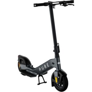 PURE ELECTRIC Pure Advance+ Electric Folding Scooter - Mercury Grey Metallic