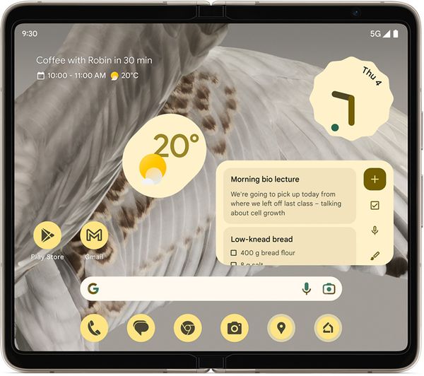 GOOGLE Pixel Fold - 256 GB Porcelain