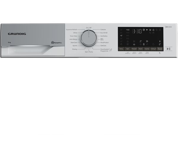GRUNDIG GW75841TW WiFi-enabled 8 kg 1400 rpm Washing Machine - White