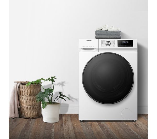 HISENSE 3 Series WFQA8014EVJM 8 kg 1400 rpm Washing Machine - White - Image 9