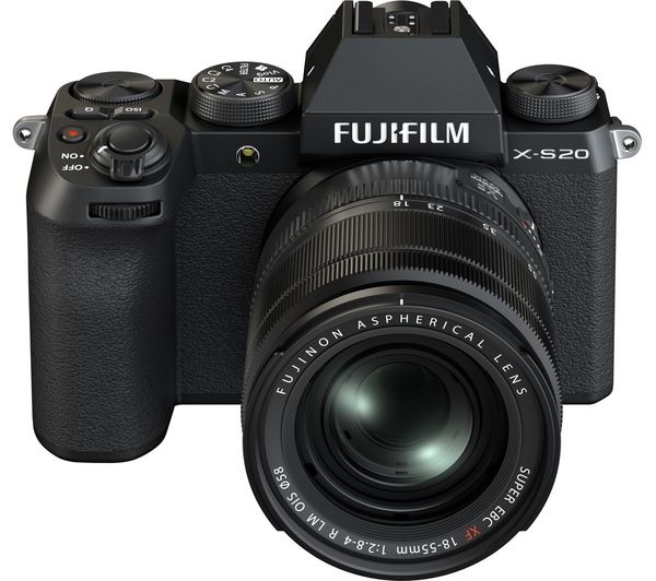 FUJIFILM X-S20 Mirrorless Camera with FUJINON XF 18-55 mm f 2.8-4 R LM OIS Lens