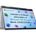 HP Pavilion x360 14-ek1550sa 14" 2 in 1 Laptop - Intel® U300  128 GB SSD  Silver