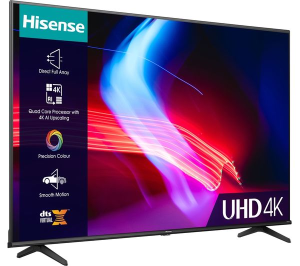 HISENSE 75A6KTUK 75" Smart 4K Ultra HD HDR LED TV with Amazon Alexa