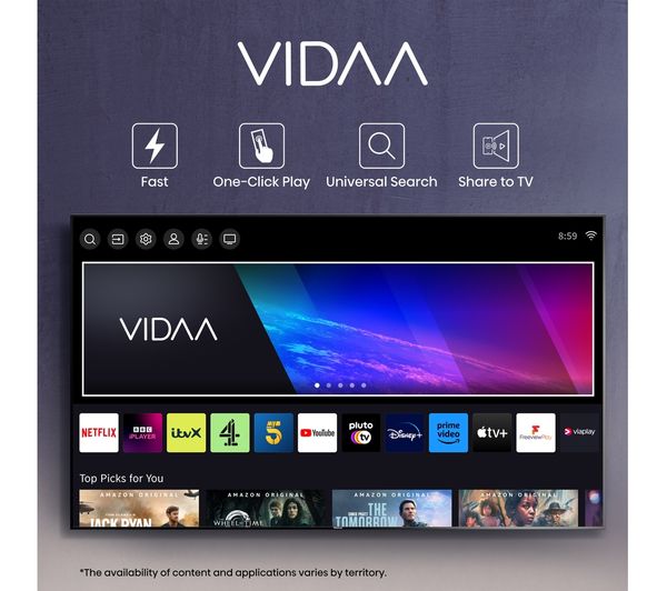 HISENSE 75A6KTUK 75" Smart 4K Ultra HD HDR LED TV with Amazon Alexa