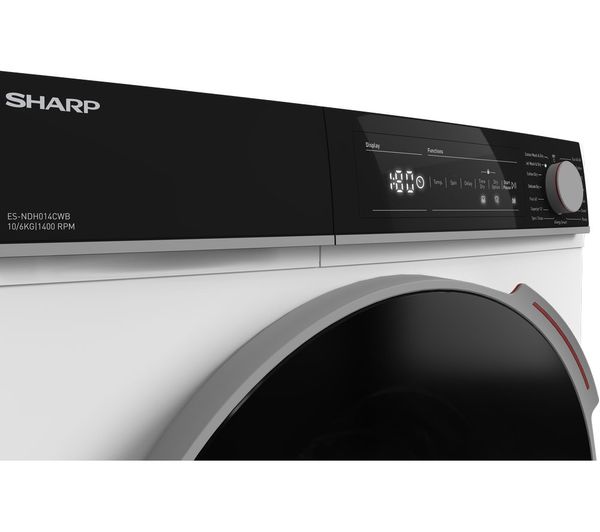 SHARP ES-NDH014CWB-EN 10 kg Washer Dryer - White