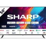 SHARP 4T-C50FJ7KL1FB 50" Smart 4K Ultra HD HDR LED TV