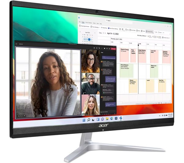 ACER Aspire C24-1851 23.8" All-in-One PC - Intel® Core™ i7 1 TB SSD Black