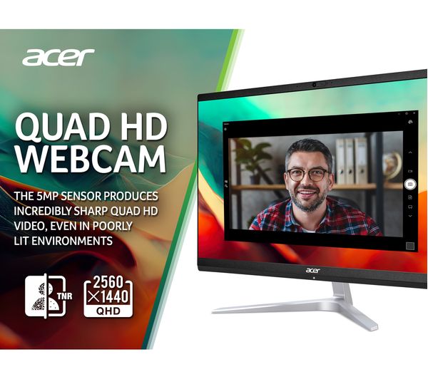 ACER Aspire C24-1851 23.8" All-in-One PC - Intel® Core™ i7 1 TB SSD Black