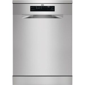 AEG SatelliteClean FFB53937ZM Full-size Dishwasher - Silver