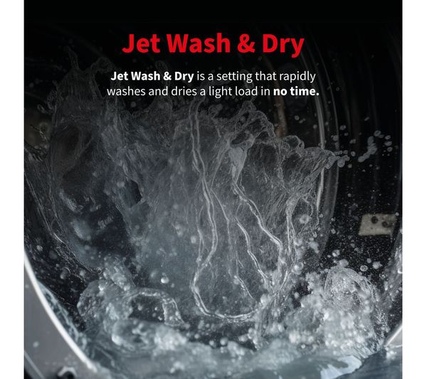 SHARP ES-NDB814CAA-EN 8 kg Washer Dryer - Dark Inox