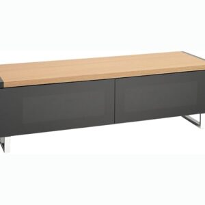 AVF Panorama PM120LOGO 1200 mm Reversible Top TV Stand - Light Oak or Grey Oak