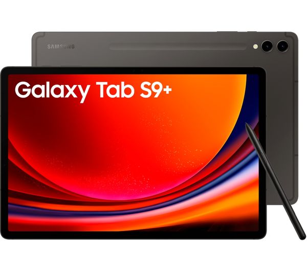 SAMSUNG Galaxy Tab S9+ 12.4" 5G Tablet - 256 GB Graphite