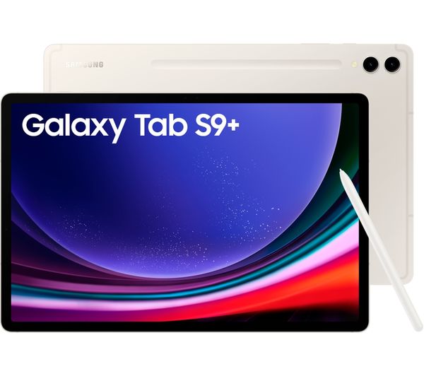 SAMSUNG Galaxy Tab S9+ 12.4" Tablet - 512 GB Beige