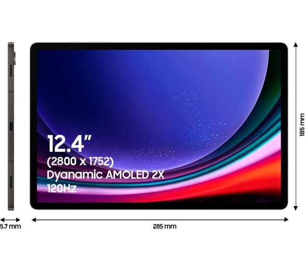 SAMSUNG Galaxy Tab S9+ 12.4" Tablet - 512 GB Beige
