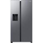 SAMSUNG Series 8 SpaceMax RS68CG885ES9EU American-Style Smart Fridge Freezer - Matte Stainless Steel