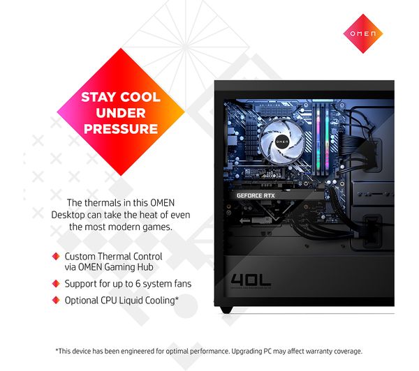 HP OMEN 40L Gaming PC - Intel® Core™ i7 RTX 4070 Ti 1 TB SSD - Image 7