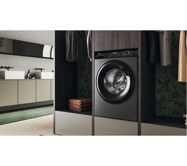 HAIER I-Pro Series 3 HW100-B14939S8 10 kg 1400 Spin Washing Machine - Graphite