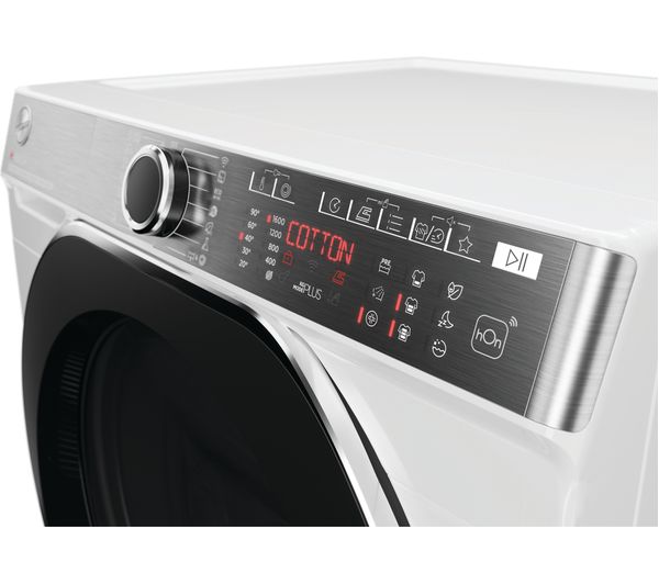 HOOVER H-Wash 600 H6WPB412AMBC-80 WiFi-enabled 12 kg 1400 Spin Washing Machine - White