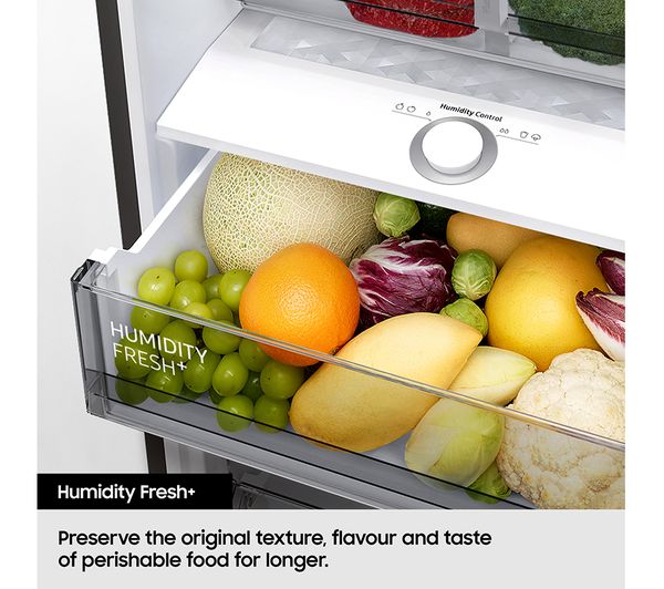 SAMSUNG Series 5 SpaceMax RB38C606DS9 EU Smart 70 30 Fridge Freezer - Matte Stainless