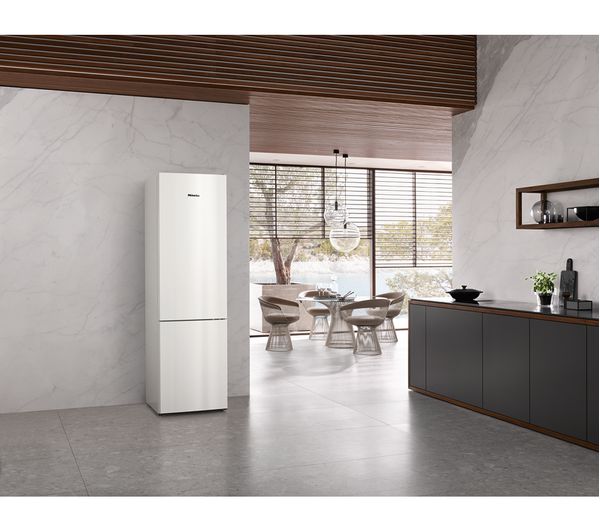 MIELE KFN 4394 ED 60 40 Fridge Freezer - White