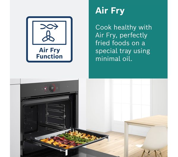 BOSCH Series 8 HBG7784B1 Electric Pyrolytic Smart Oven - Black