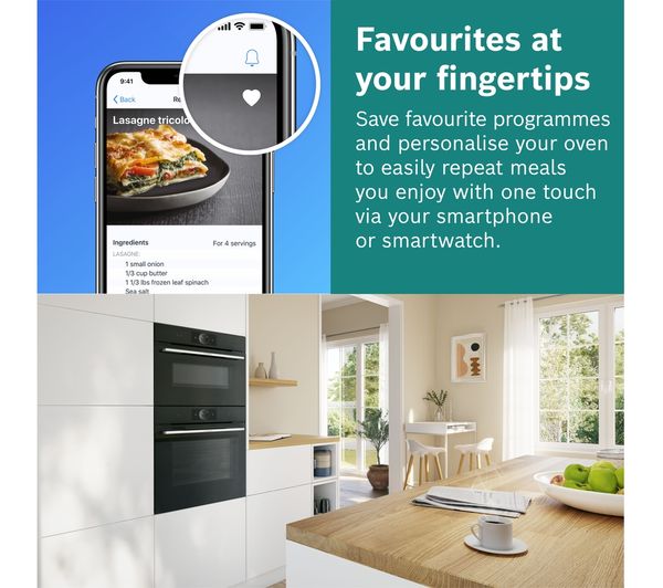 BOSCH Series 8 HBG7784B1 Electric Pyrolytic Smart Oven - Black