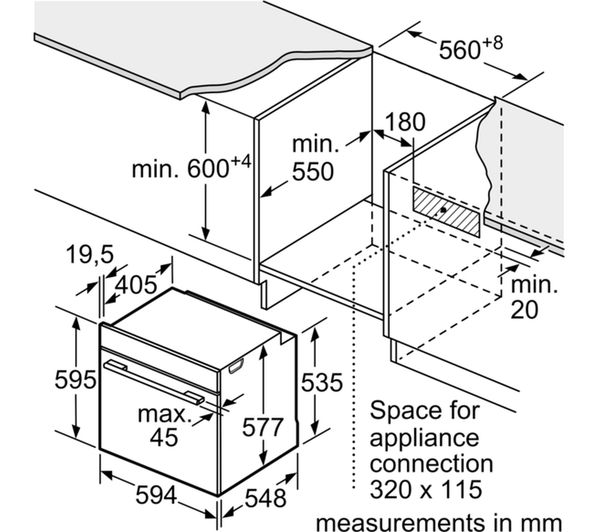BOSCH Series 8 HBG7784B1 Electric Pyrolytic Smart Oven - Black