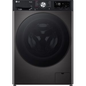LG TurboWash with AI F4Y711BBTN1 WiFi-enabled 11 kg 1400 Spin Washing Machine - Platinum Black