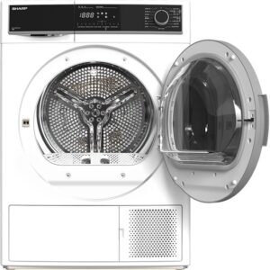 SHARP KD-HHH8S7GW21-EN 8 kg Heat Pump Tumble Dryer - White