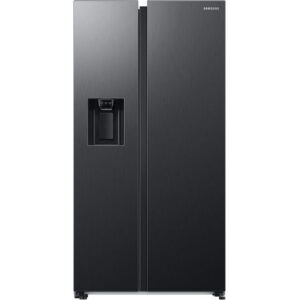 SAMSUNG Series 8 RS68CG885EB1EU American-Style Smart Fridge Freezer - Black Stainless