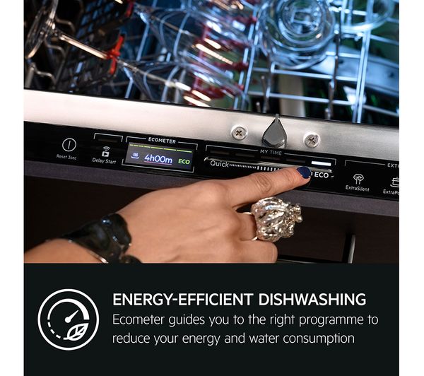 AEG Series 8000 SprayZone FSE84607P Fully Size Intergrated Dishwasher