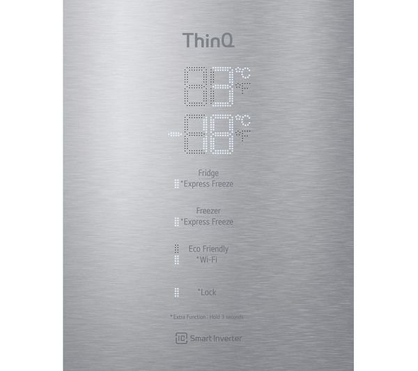 LG NatureFRESH GBB92STACP1 Smart 70 30 Fridge Freezer - Silver
