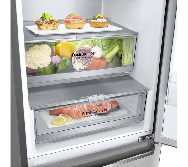 LG NatureFRESH GBB92STACP1 Smart 70 30 Fridge Freezer - Silver