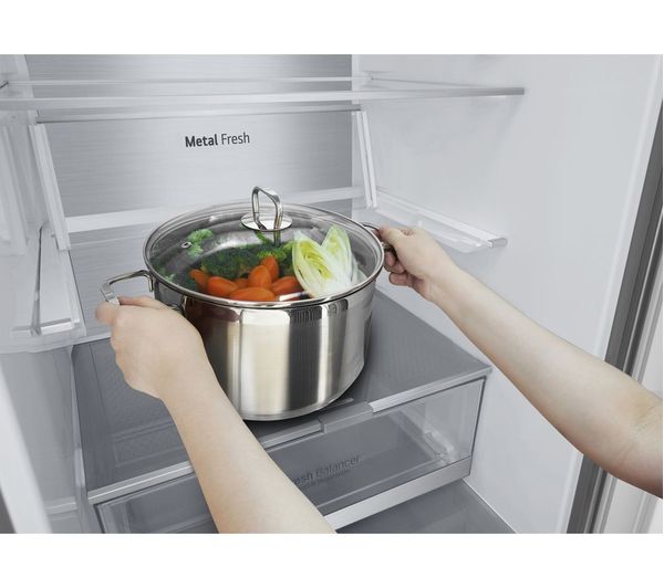 LG NatureFRESH GBB92STACP1 Smart 70 30 Fridge Freezer - Silver