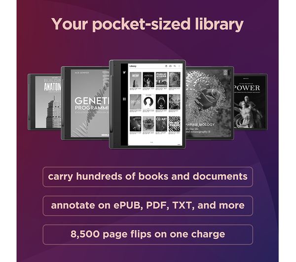 LENOVO Smart Paper 10.3" eReader - 64 GB Storm Grey