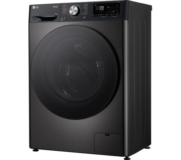 LG TurboWash 360 F2Y709BBTN1 WiFi-enabled 9 kg 1200 Spin Washing Machine - Platinum Black - Image 7