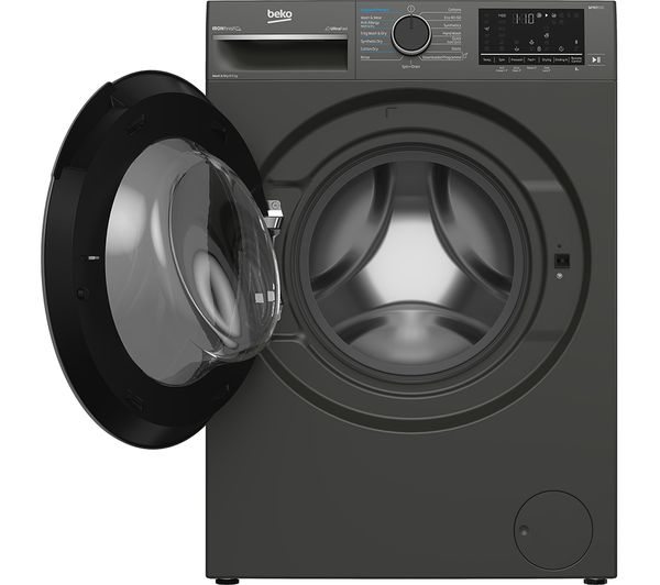 BEKO B5D58544UG Bluetooth 8 kg Washer Dryer - Graphite