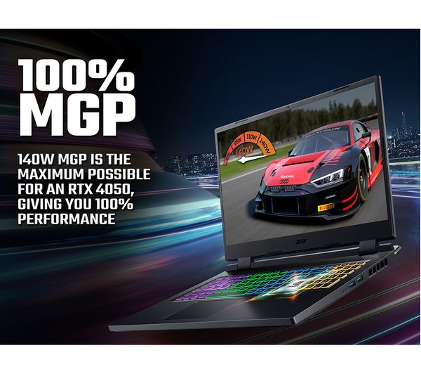 ACER Nitro 5 AN517-55-74P6 17.3" Gaming Laptop - Intel® Core™ i7 RTX 4050 1 TB SSD
