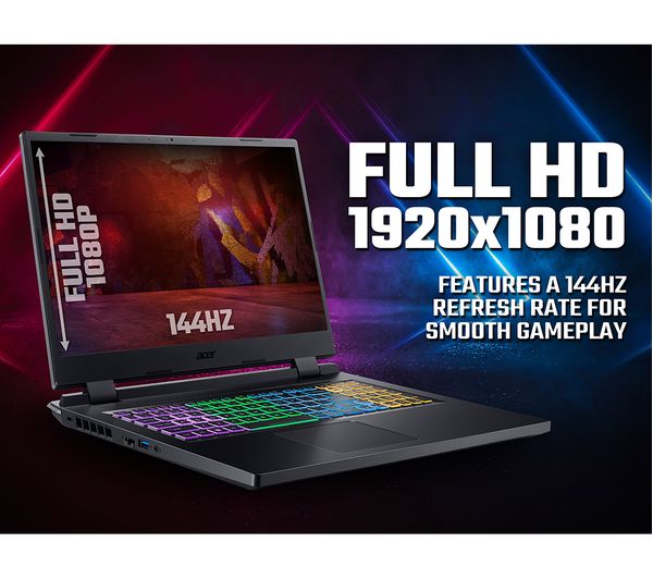 ACER Nitro 5 AN517-55-74P6 17.3" Gaming Laptop - Intel® Core™ i7 RTX 4050 1 TB SSD