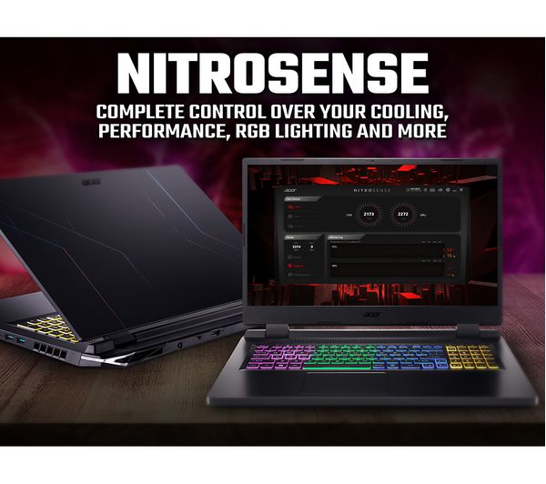 ACER Nitro 5 AN517-55-74P6 17.3" Gaming Laptop - Intel® Core™ i7 RTX 4050 1 TB SSD
