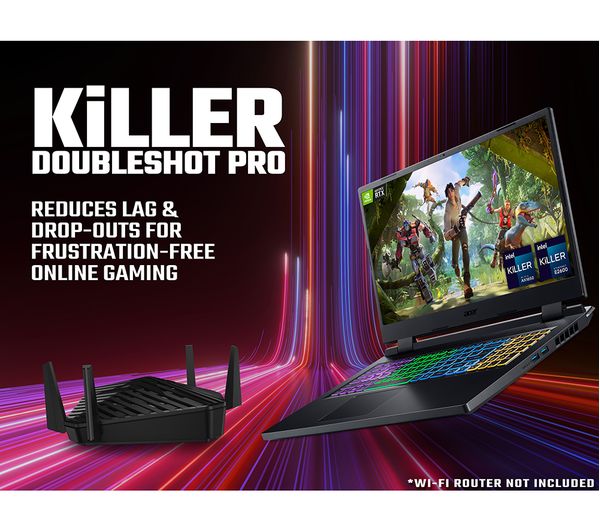 ACER Nitro 5 AN517-55-74P6 17.3" Gaming Laptop - Intel® Core™ i7 RTX 4050 1 TB SSD