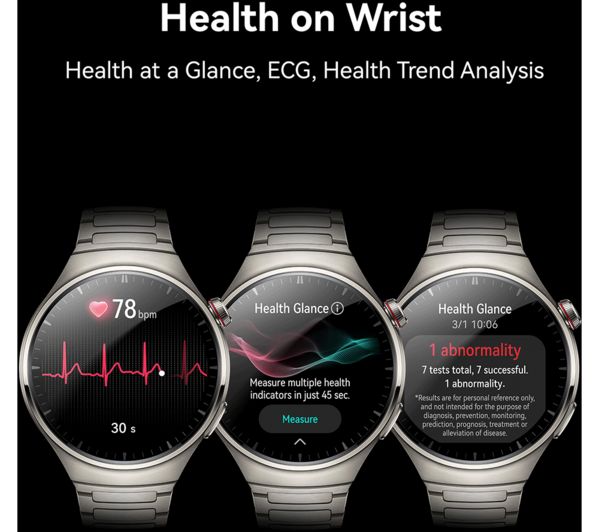 HUAWEI Watch 4 Pro - Brown Leather Strap - Image 3