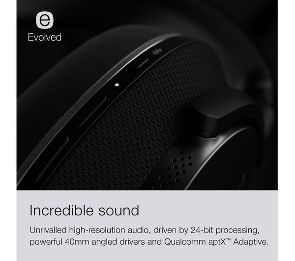 BOWERS&WILKINS Px7 S2e Wireless Bluetooth Noise-Cancelling Headphones - Black