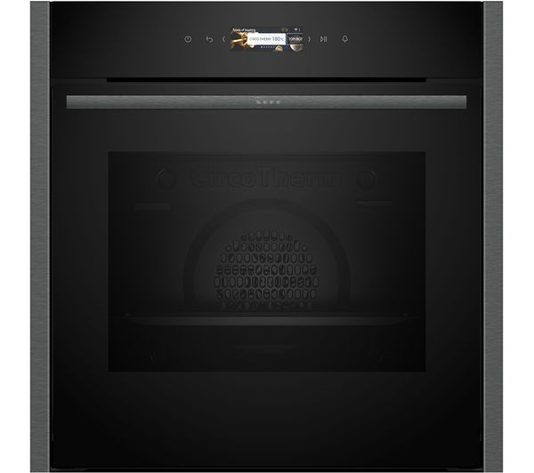 NEFF B24CR71G0B Electric Pyrolytic Smart Oven - Graphite