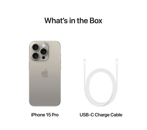 APPLE iPhone 15 Pro - 256 GB Natural Titanium - Image 7