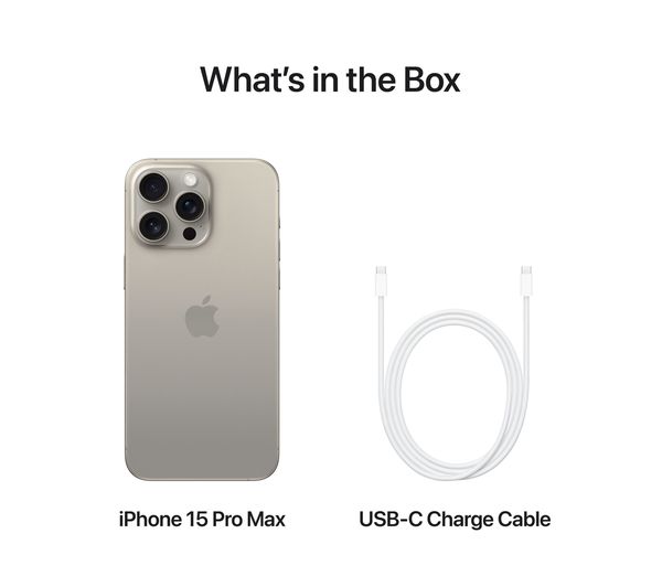 APPLE iPhone 15 Pro Max - 512 GB Natural Titanium - Image 7