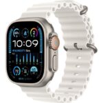 APPLE Watch Ultra 2 Cellular - 49 mm Titanium Case with White Ocean Band