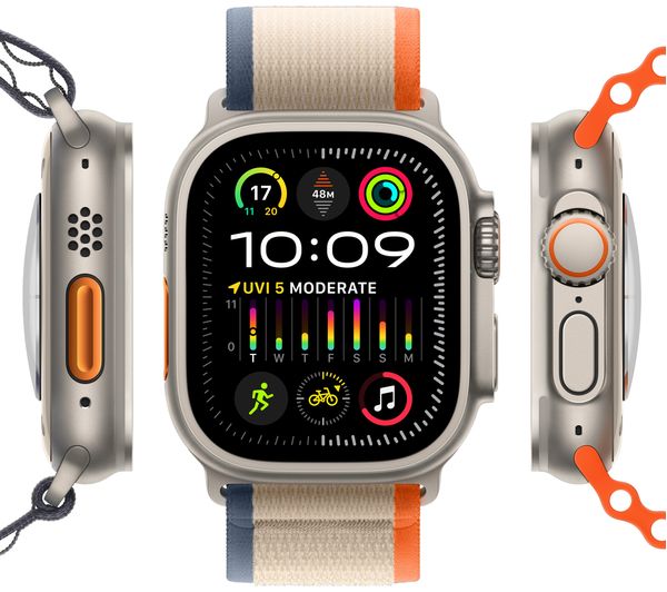 APPLE Watch Ultra 2 Cellular - 49 mm Titanium Case with Blue Alpine Loop Small - Image 4