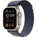 APPLE Watch Ultra 2 Cellular - 49 mm Titanium Case with Blue Alpine Loop  Large