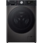 LG EZDispense F4Y711BBTA1 WiFi-enabled 11 kg 1400 Spin Washing Machine - Platinum Black